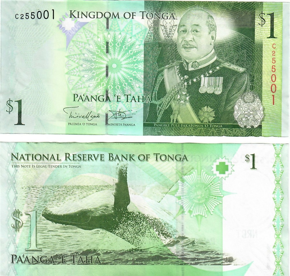 Tonga 1 Pa'anga 2014 UNC