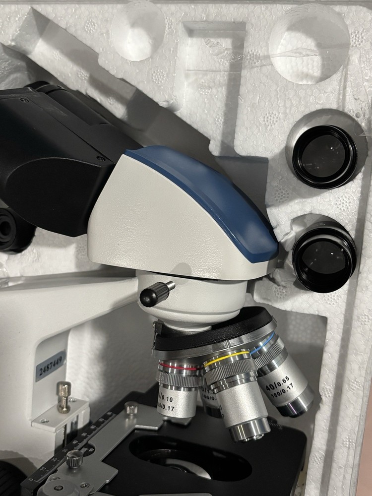 Amscope B120C 40X-2500X Binocular Compound LED Microscope + 3D Mechanical Stage