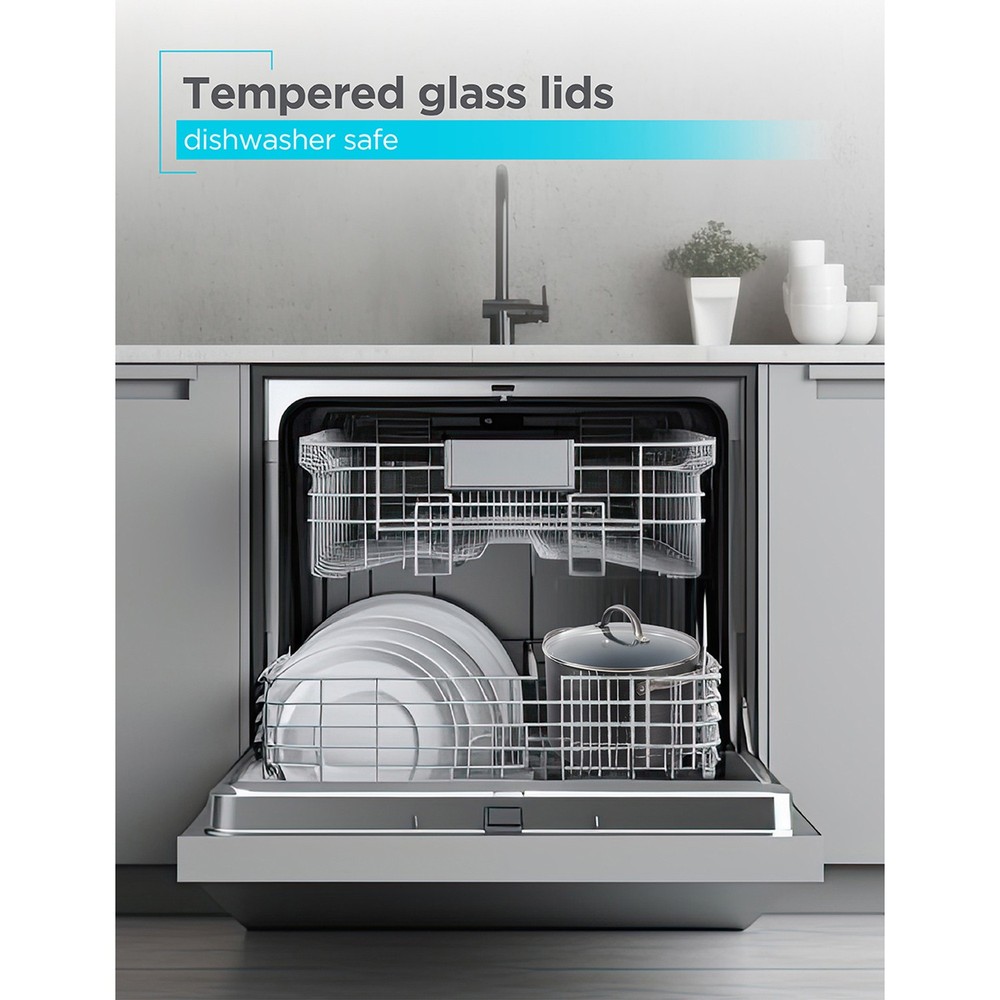 12-Piece Ceramic Aluminum Cookware Set