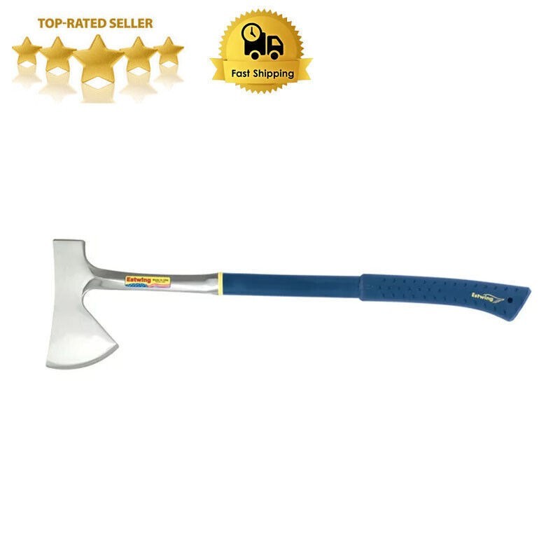 Campers Axe Heavy-duty Double-tempered Head and Handle  Working Camping Tool US