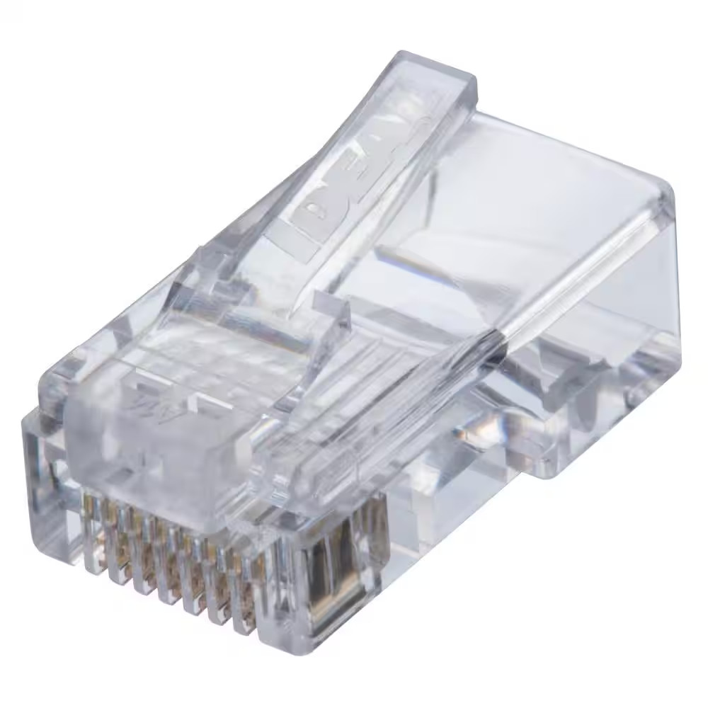 Cat5E Feed-Thru RJ-45 Modular Plug (25-Pack)