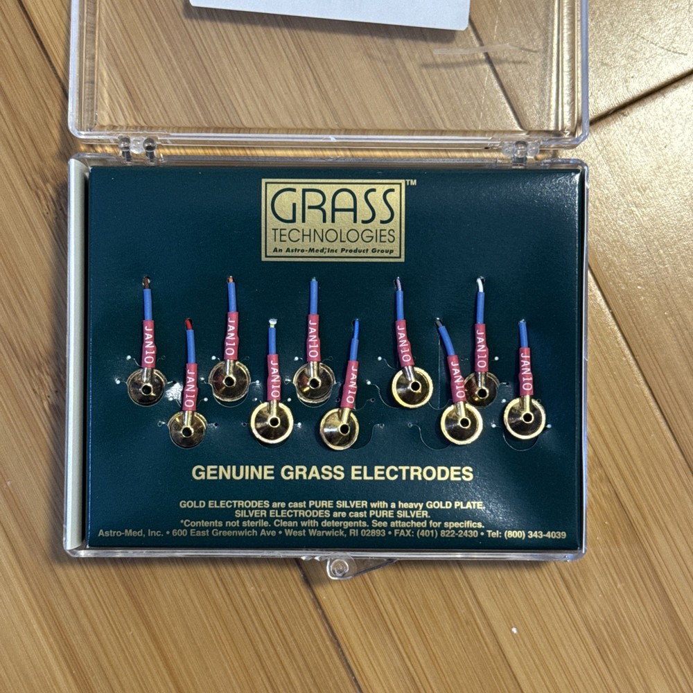 Authentic Grass Technologies - 60"  Gold Cup Eeg Electrodes