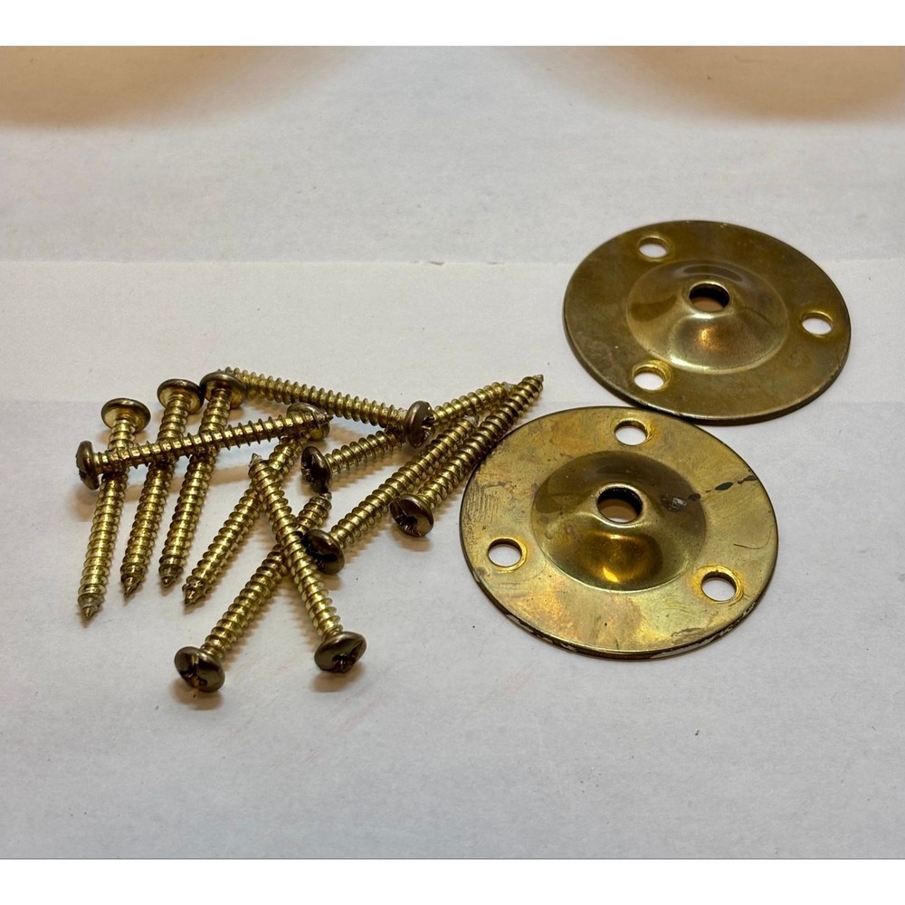 Vintage Baroque Brass Drape Holders