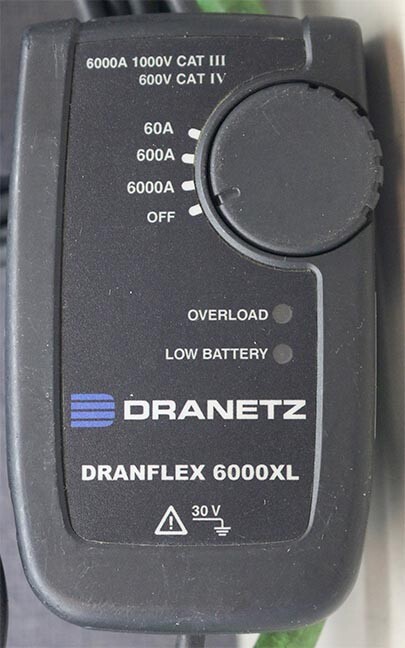 Dranetz DranFlex 6000XL 6000A AC Clamp On Current Probe