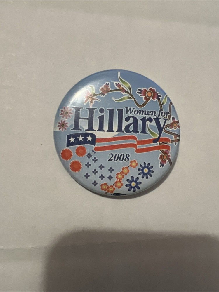Women For Hillary 2008 pin