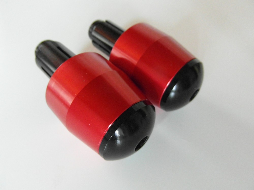 Handlebar weights aluminium Ducati Monster S R red (see description)
