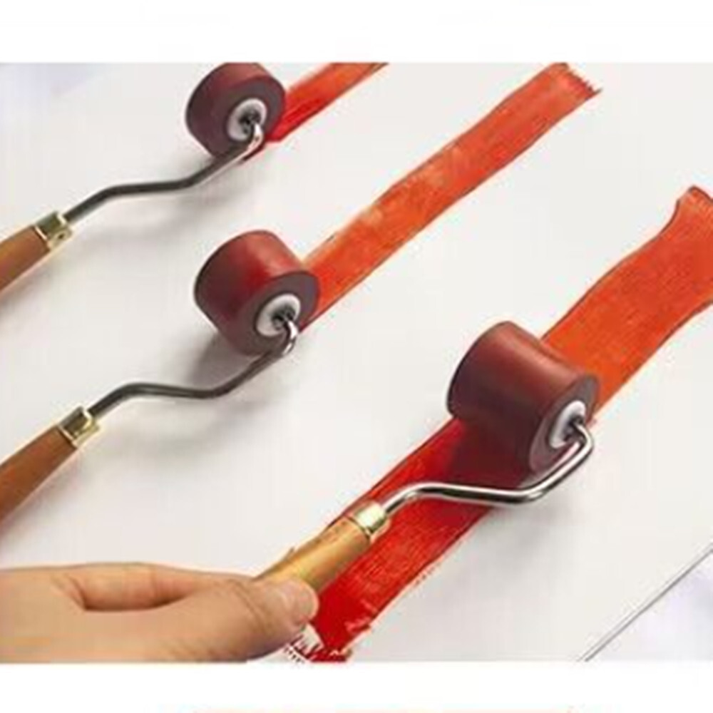 Roller Rubber Brayer Stamping Rollers Ink Printmaking Tool