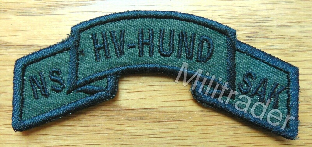 Sweden Swedish Homeguard HV-Hund Scroll Patch