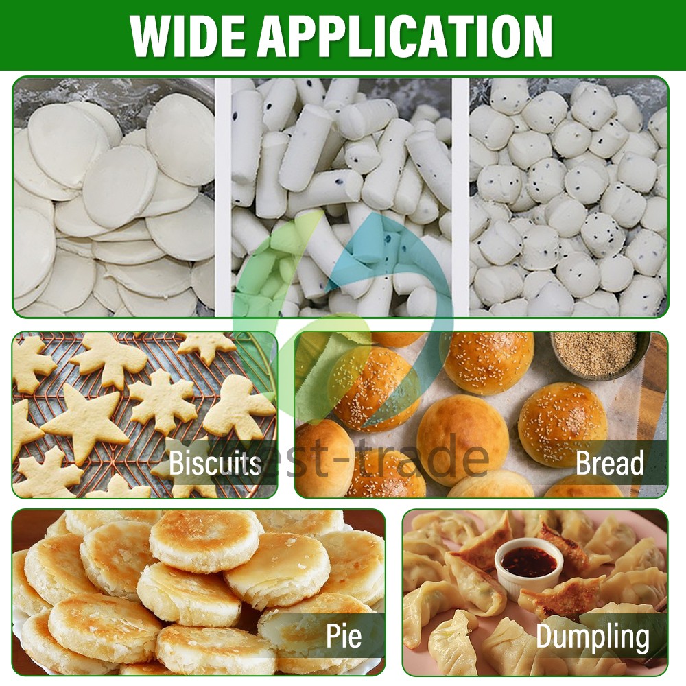 Automatic Bread Dough Divider Custom Shapes & Weights Electric Dough Cutter 110V