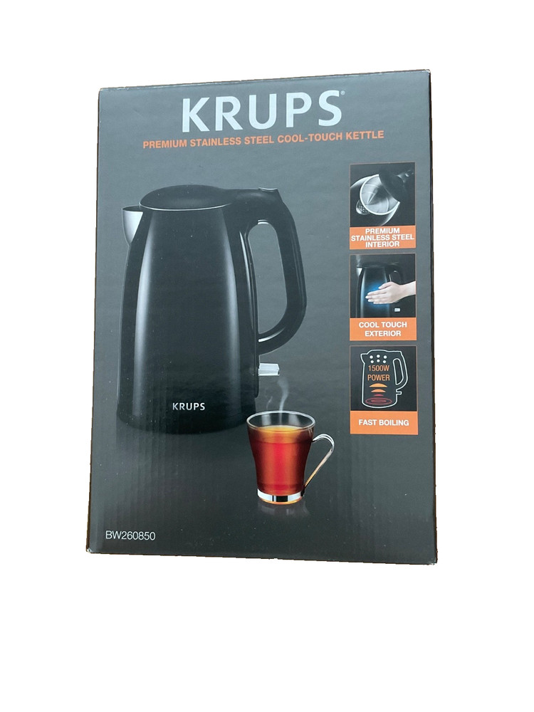 KRUPS Premium Stainless Steel Cool-Touch Kettle