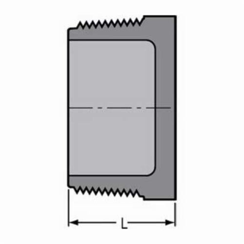 Spears 850-005C 1/2" CPVC Plug MPT SCH80