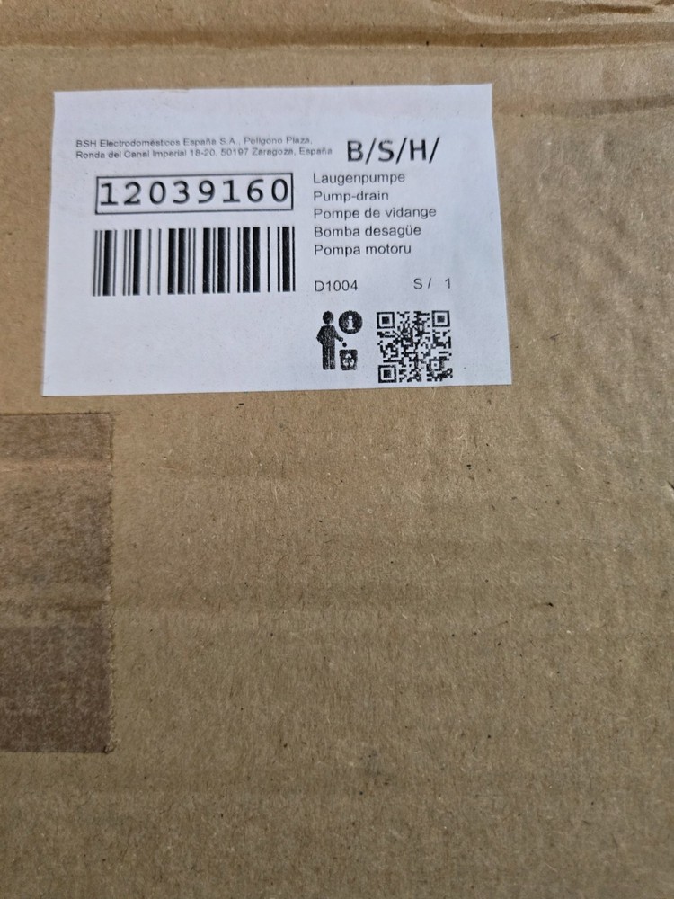 bosh drain pump 12039160