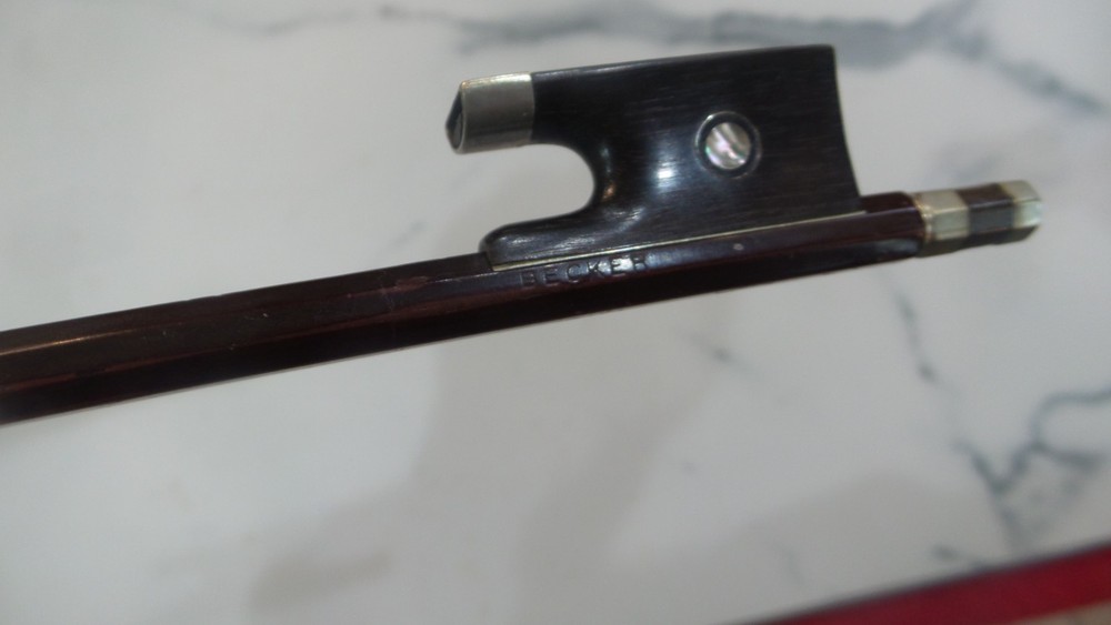 Vintage Becker Violin bow, 4/4, Measures 29 1/4"