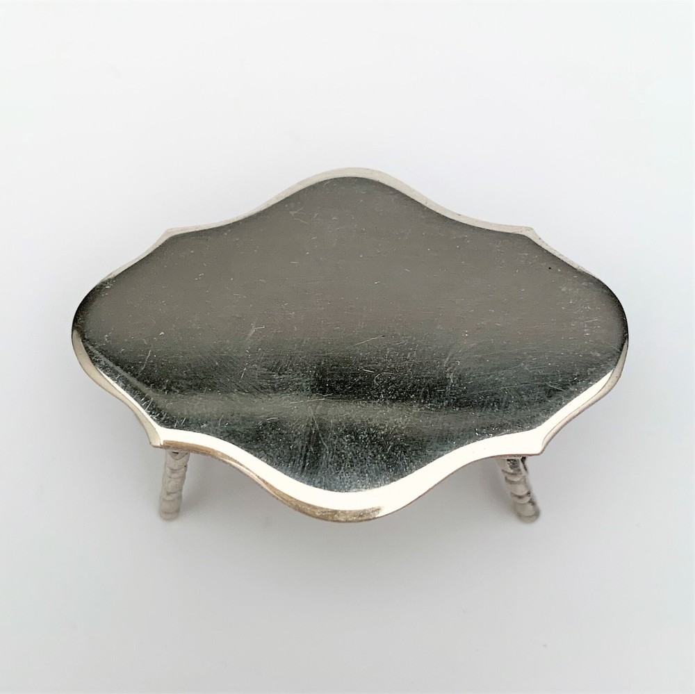 Vintage Miniature/Dolls .835 Dutch Silver Table