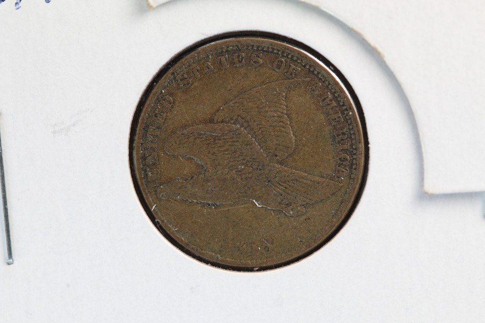 1858 Small Letter Flying Eagle Cent XF 3N7F