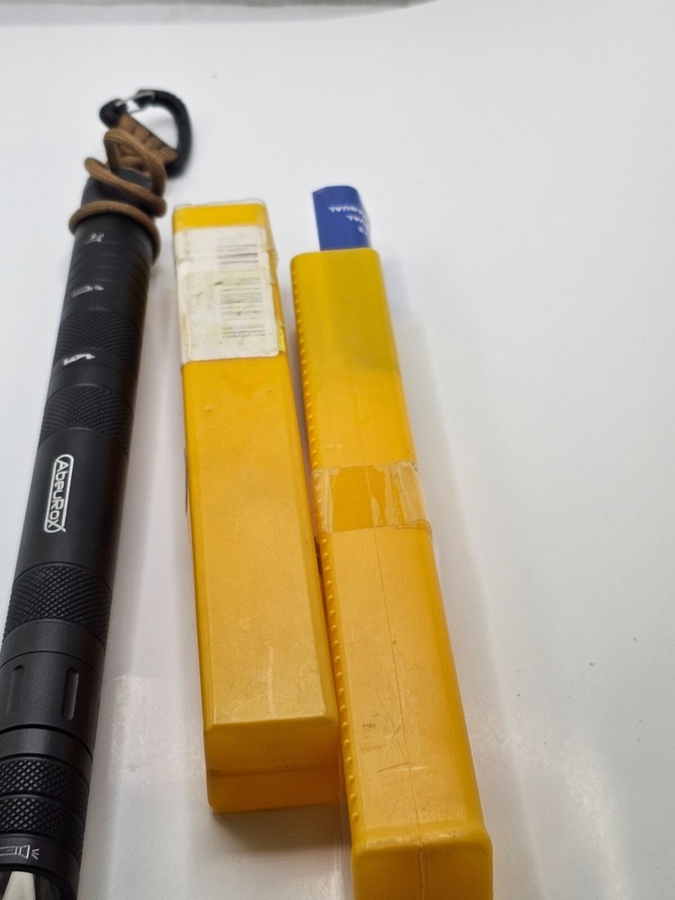 AbeuRox Multifunctional Tactical Survival Tool Fire starter Whistle Flashlight