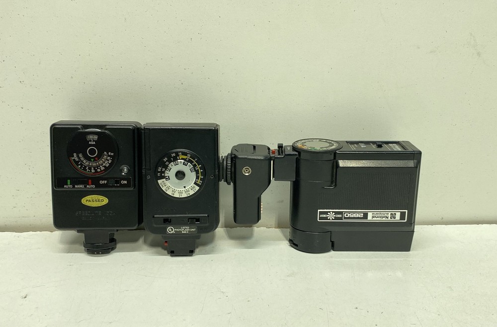 Lot of 10 Assorted Camera Flashes