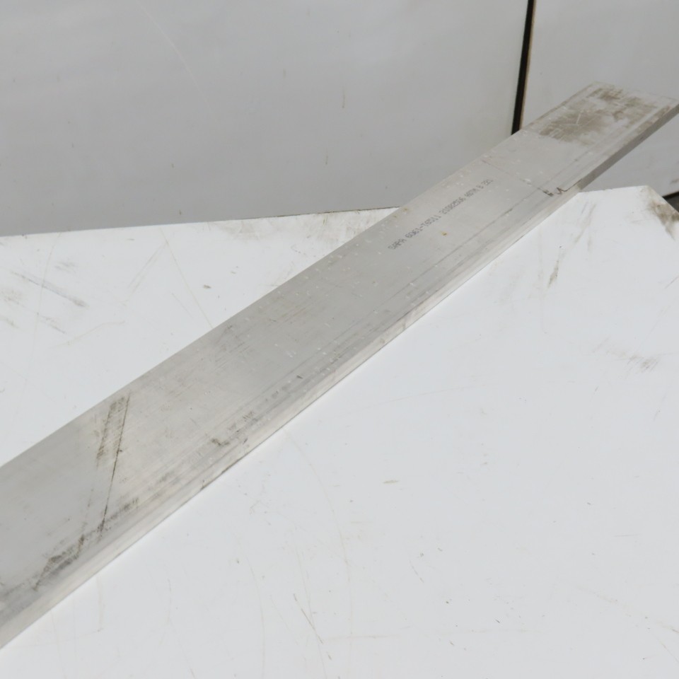 1/2" x 4" Solid Aluminum 6061 Flat Stock 62" Length