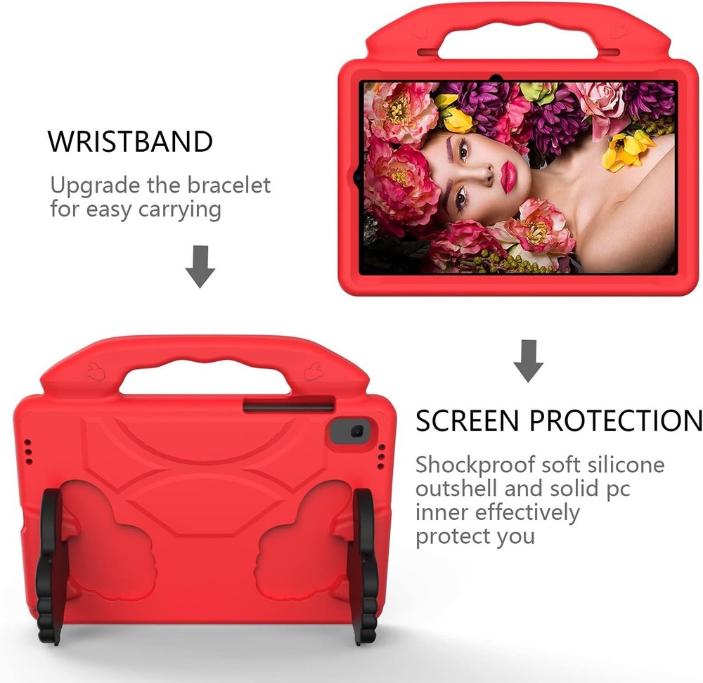 Case for Samsung Galaxy Tab S5e 10.5 (2019) - Shockproof Lightweight Handle Stan