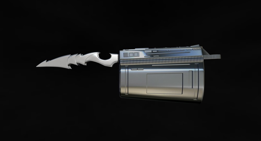 Predator Gauntlet Forearm Right, two versions - File STL-OBJ for 3D printing -
