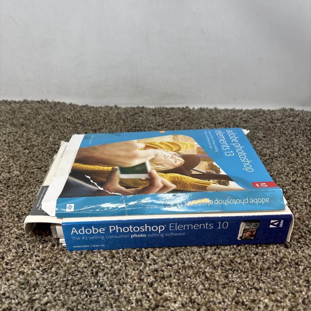 Adobe Photoshop Elements 10 And 13 Win/Mac BAD CODES READ!