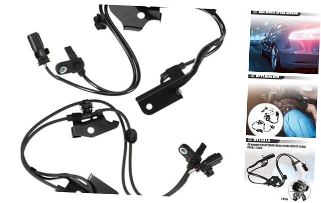 Front Left Right ABS Sensor Wheel Speed Sensor, for Toyota Prius V 2012-2017,