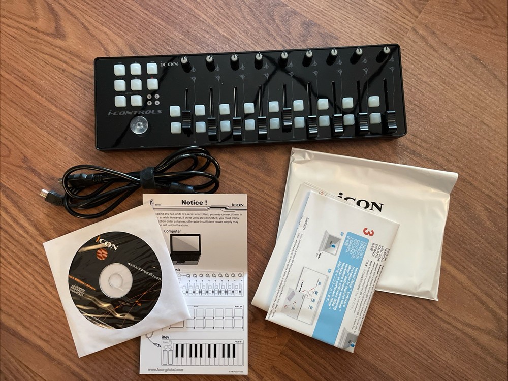 Icon 8 Fader USB Audio Control Surface Complete