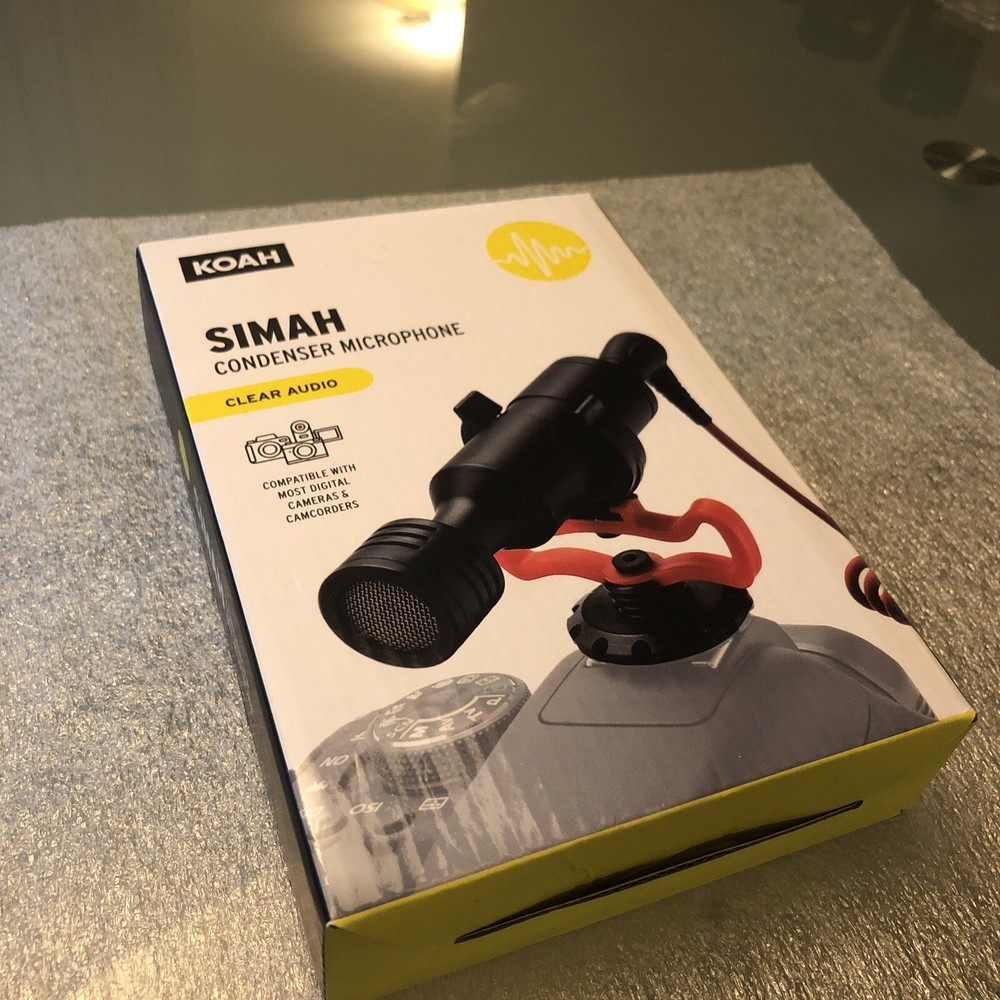 Koah Simah Condenser Microphone for Digital Cameras, Open Box