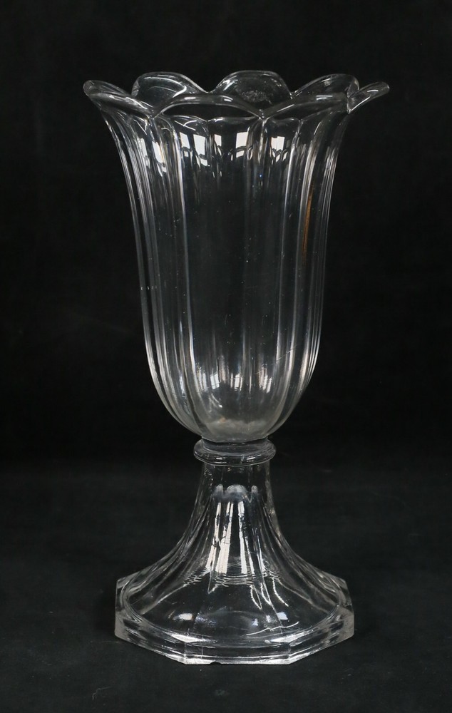 3 Pieces Pressed Glass