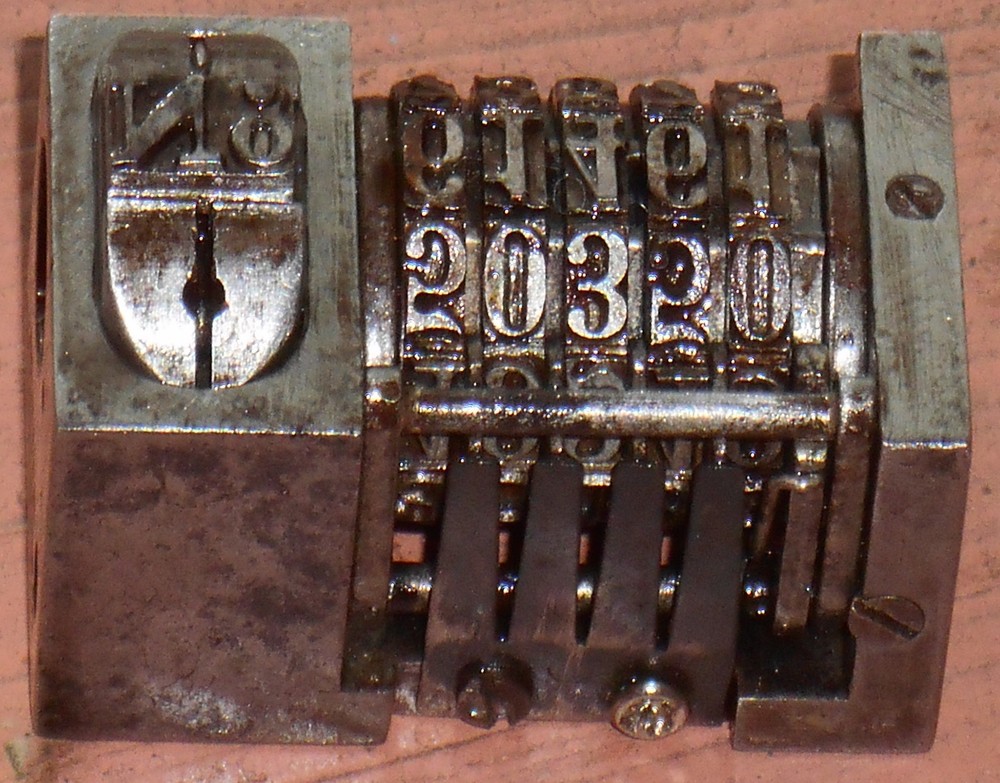 Letterpress Numbering machine ~WETTER