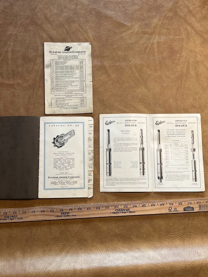Eclipse Interchangeable High Production Tools Catalog 1928