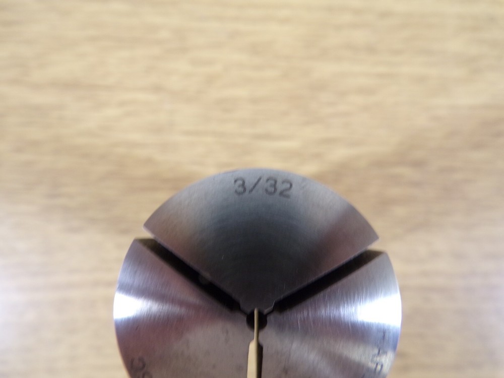 Hardinge 5C Round Smooth Collet, 3/32", Internal Thread