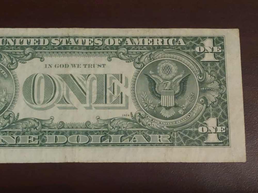 1974 $1 Bill - Cutting Error & Shifted Overprint! MAJOR MULTI-ERROR NOTE! 1