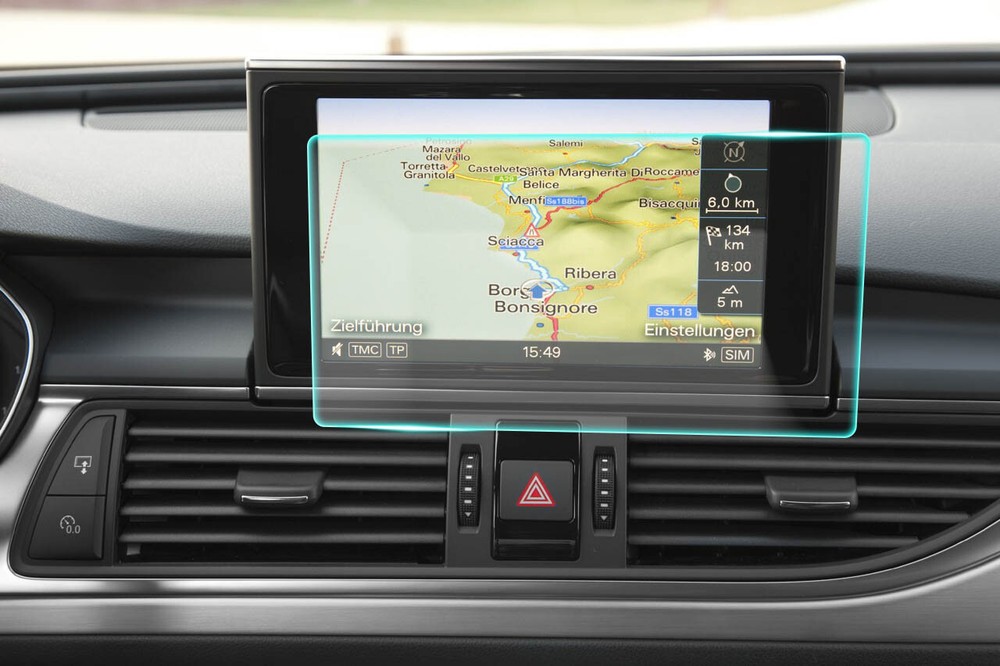 Crystal Clear Screen Protector for 2012 Audi A6 Vehicle Navigation