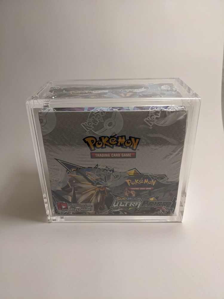 Pokemon Booster Box Magnetic Acrylic Case Framing / Storage Display (Case Only)