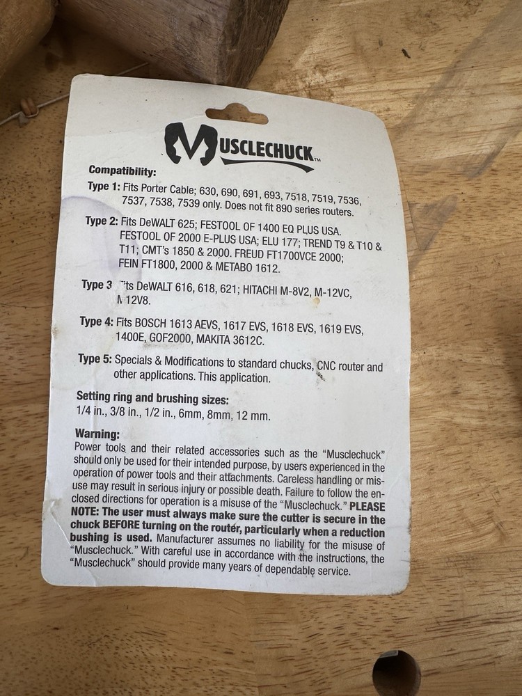 Musclechuck Quick Change Type 11