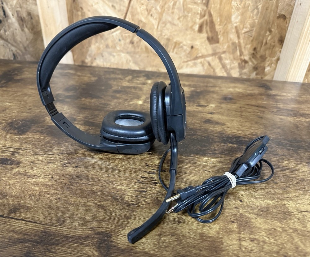 Plantronics  A355 Headset Headphones Microphone Tested/Working