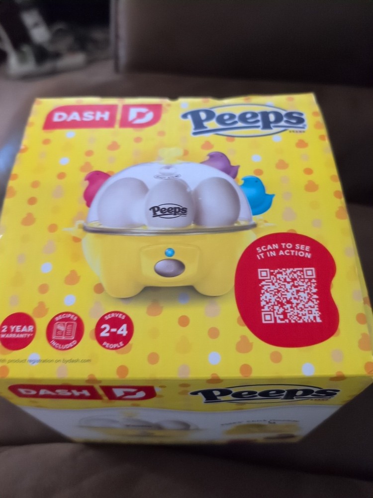 PEEPS Yellow DASH Rapid Egg Cooker Free Ship
