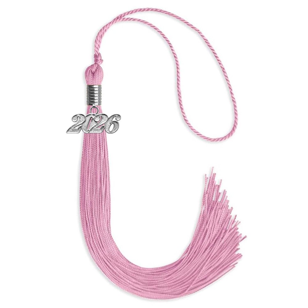 Endea Graduation Pink Tassel With Silver Date Drop