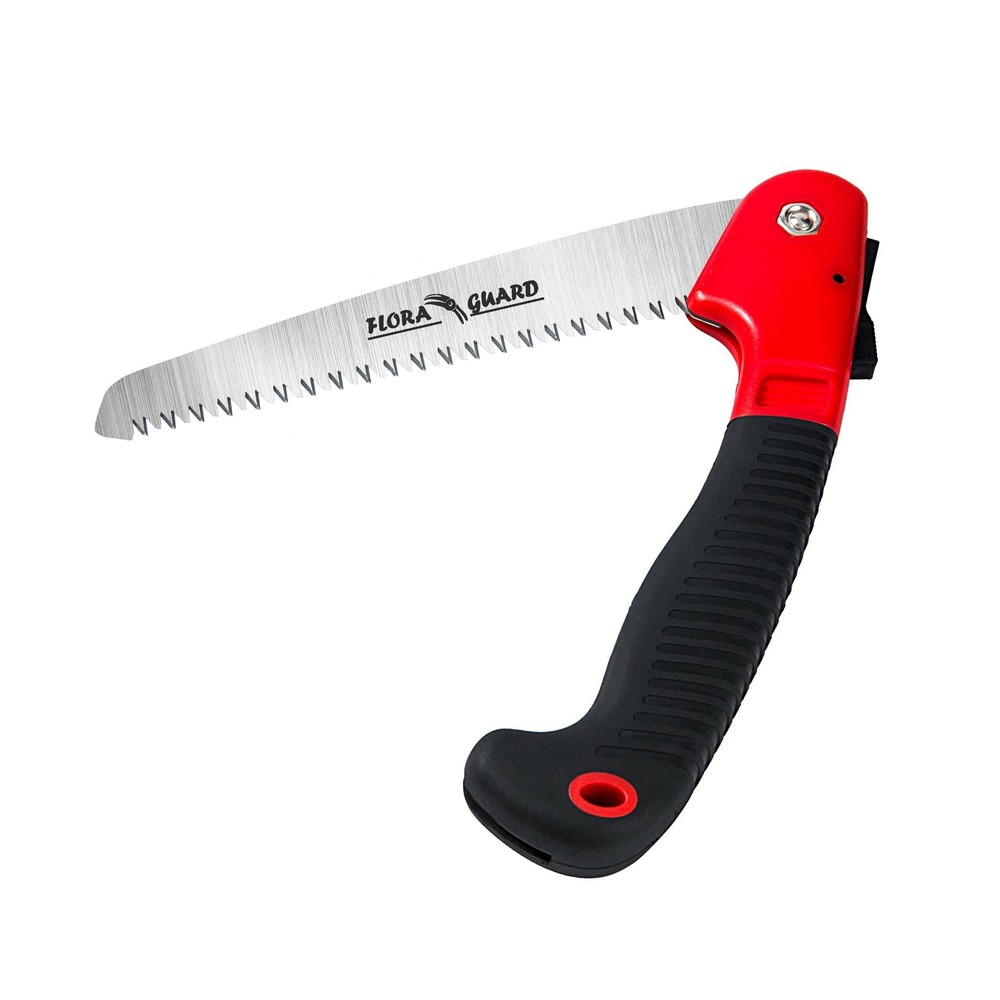 Folding Hand Camping/Pruning Saw Rugged 7.7 Razor Tooth Sharp Blades Solid Grip