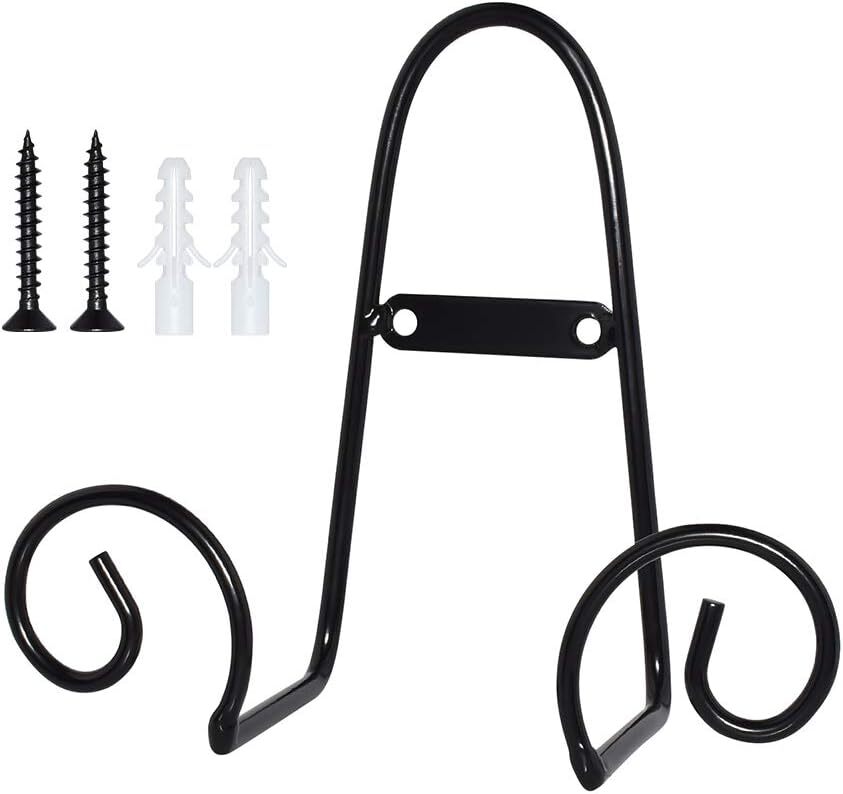 Mocoum 4 Pack Wall Mount Plate Display Stands, Medium Easel Circle