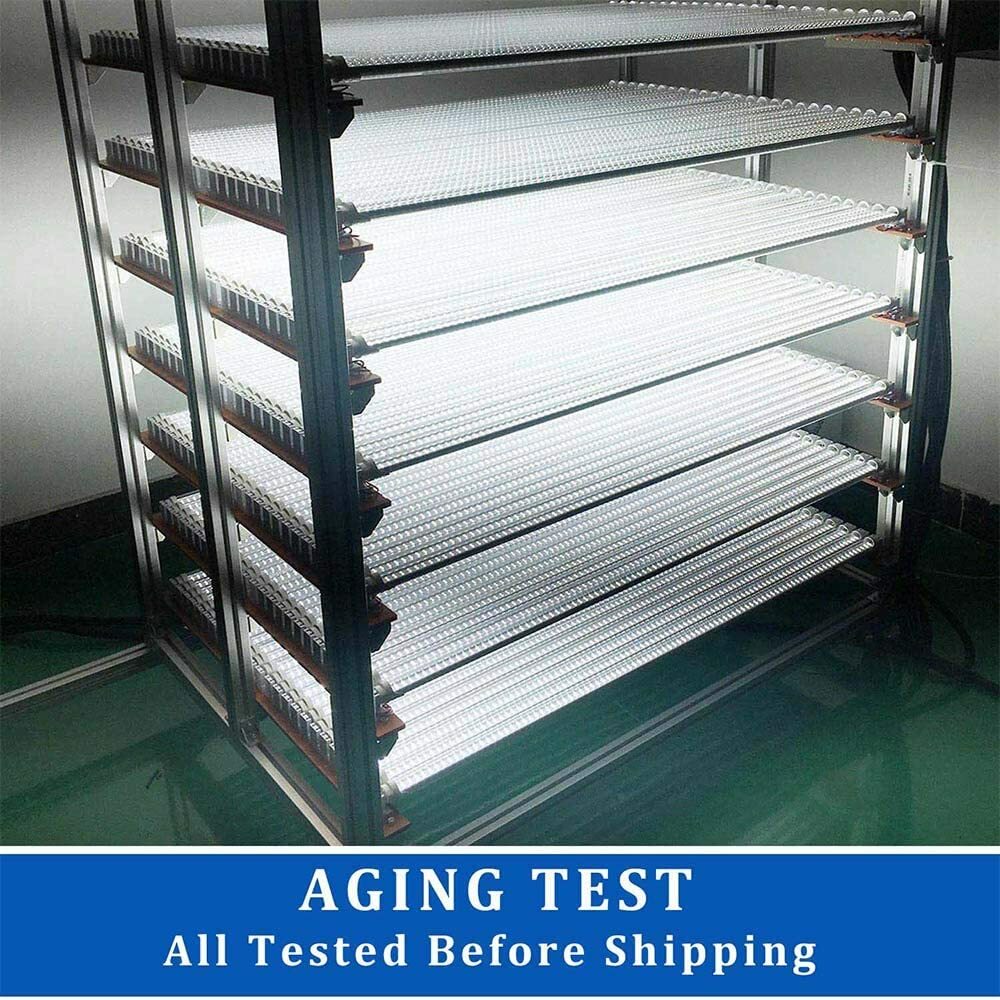 JESLED T8 2FT 9W LED Tube Light Bulb 1170LM G13 24 inch LED Shop Light