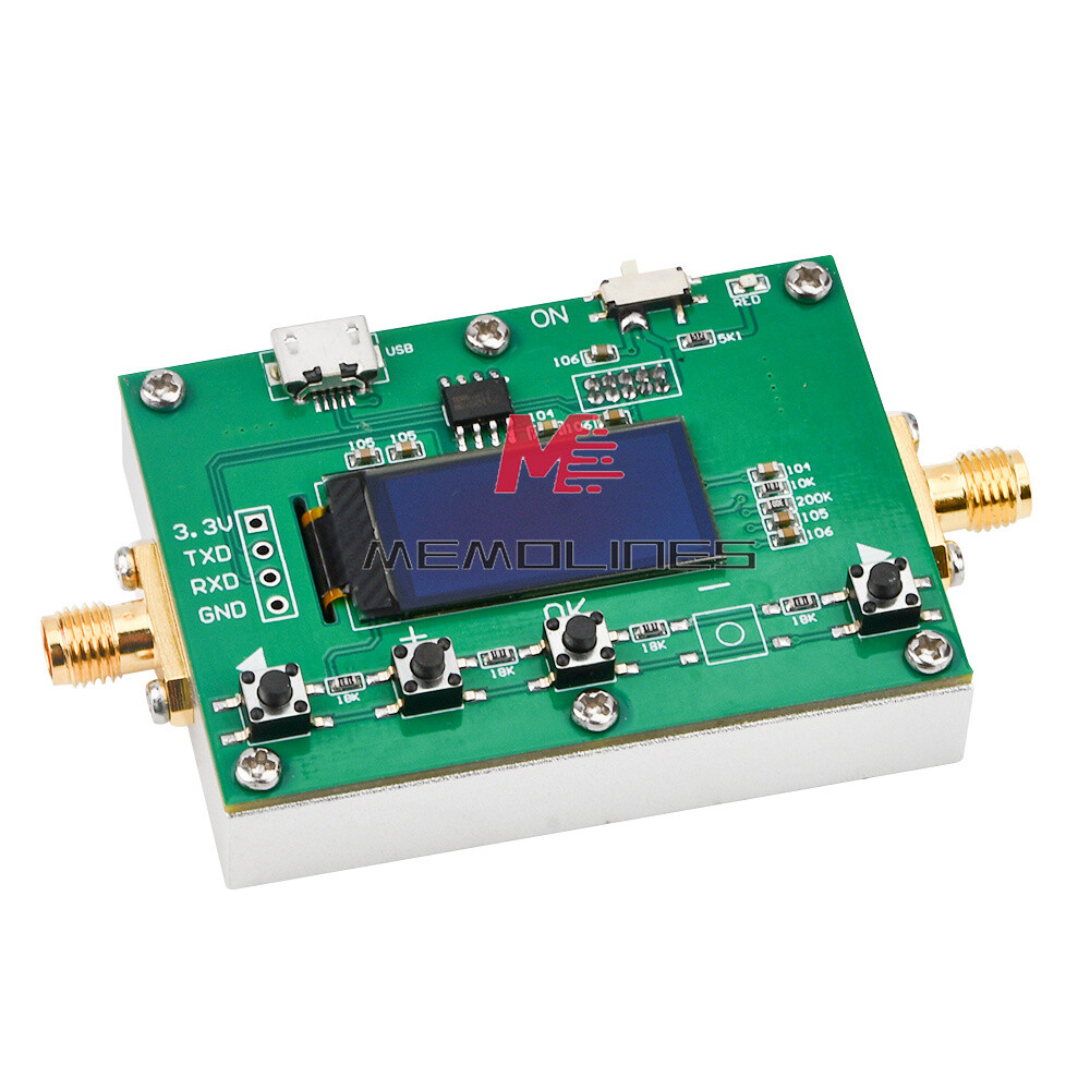 Digital Attenuator 30DB Step 0.25DB OLED Pogrammable Attenuator Module 6Ghz RF