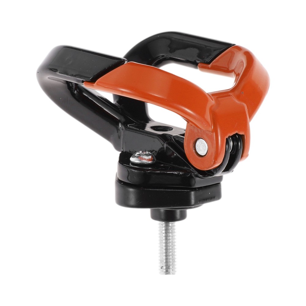 Open-Closed Butterfly Hook Double Motorcycle Hook 1pc Black Orange