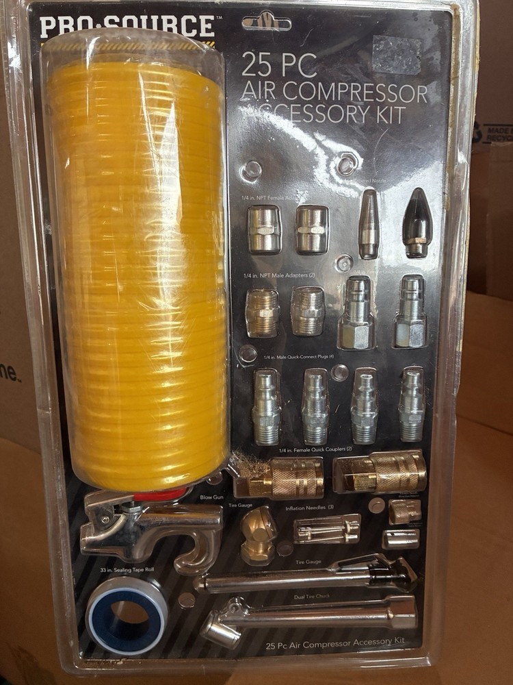 Pro-Source 25 Pc Air Compressor Accessory Kit – New in Package