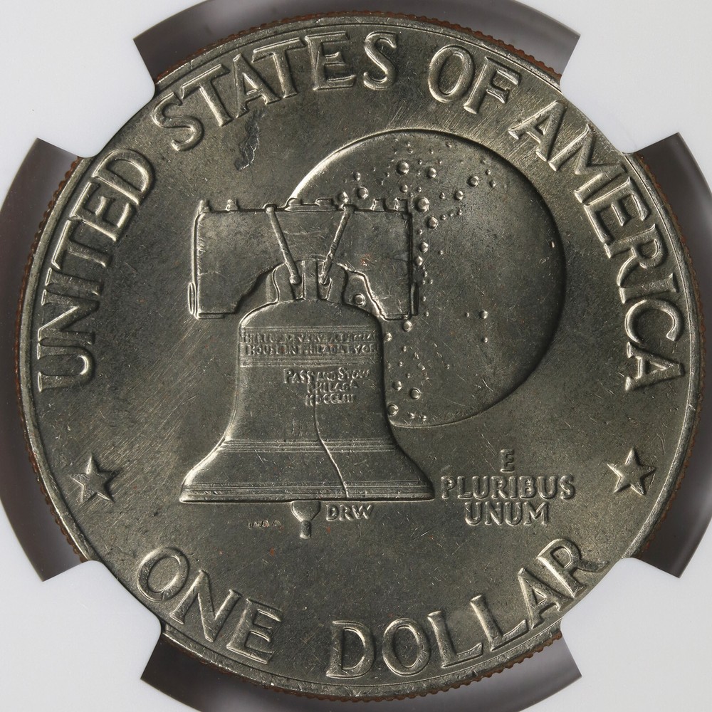 1976-D Type 2 Bicentennial Eisenhower Dollar Ike $1 NGC MS65