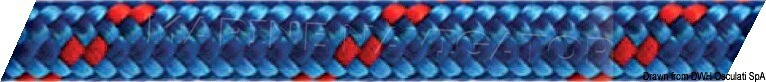 Osculati Double Braid Blue 12 mm