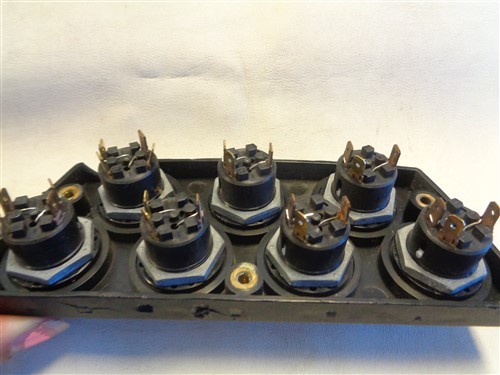 TRITON PUSH BUTTON ILLUMINATED SWITCH PANEL 7" X 2 5/8" MARINE BOAT