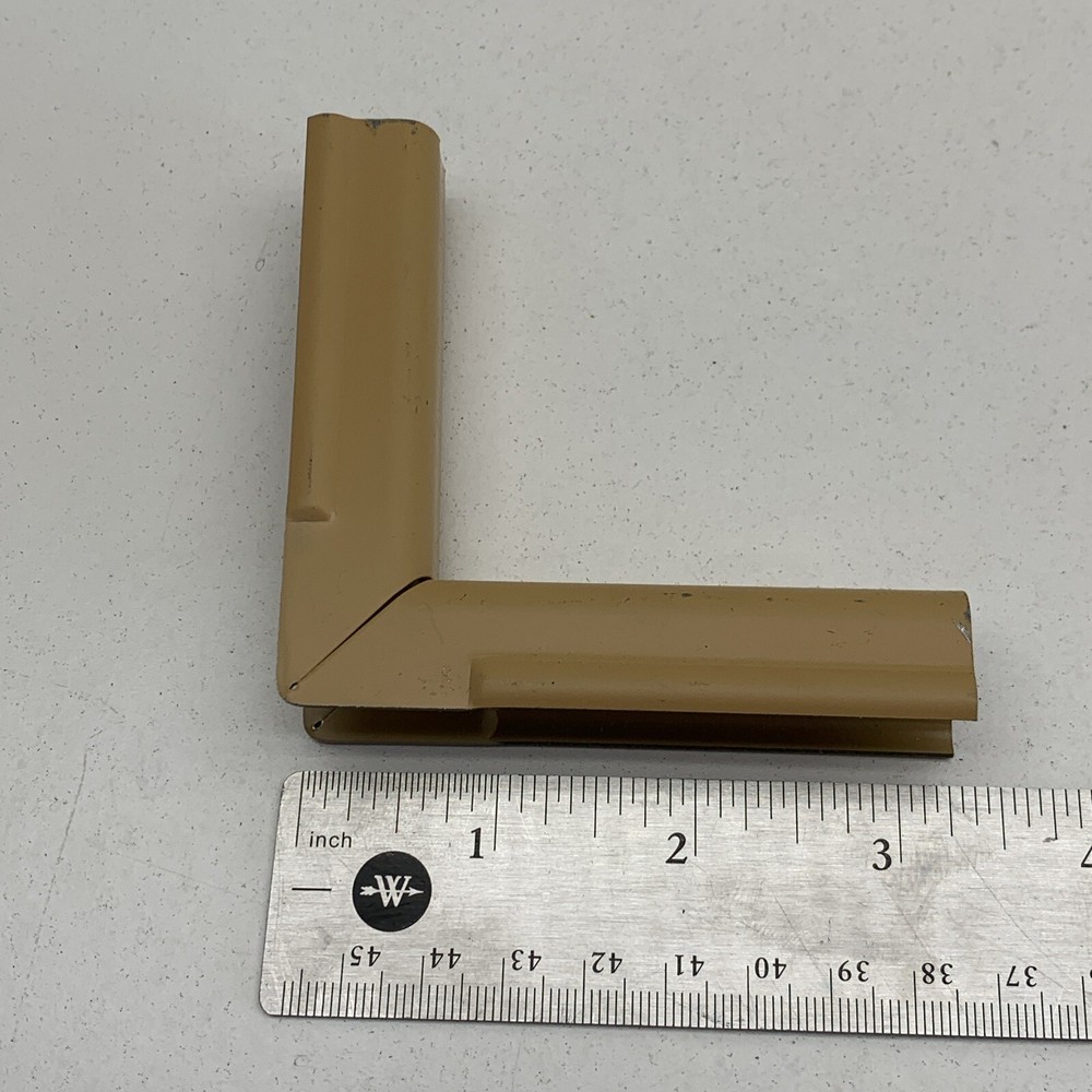 (6-Pack) Wiremold 717 Raceway Internal Elbow Fitting 90-Degree Buff, Older Style