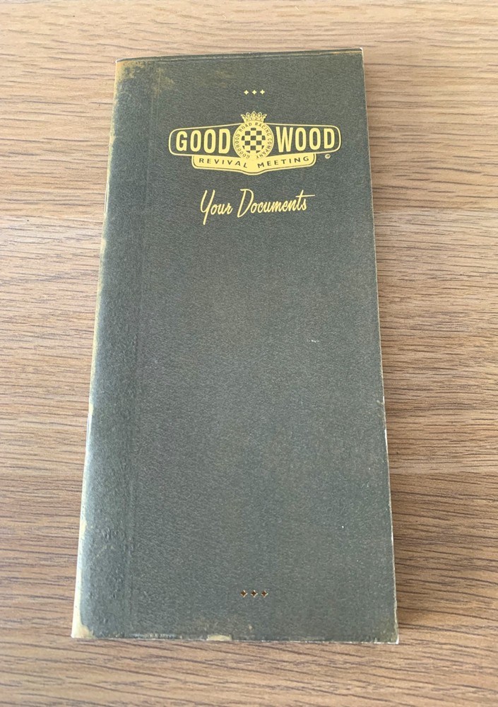 Goodwood Revival Information and Document Wallet